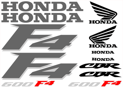 Honda F4 Decal Set 2000 Model 4 Colour